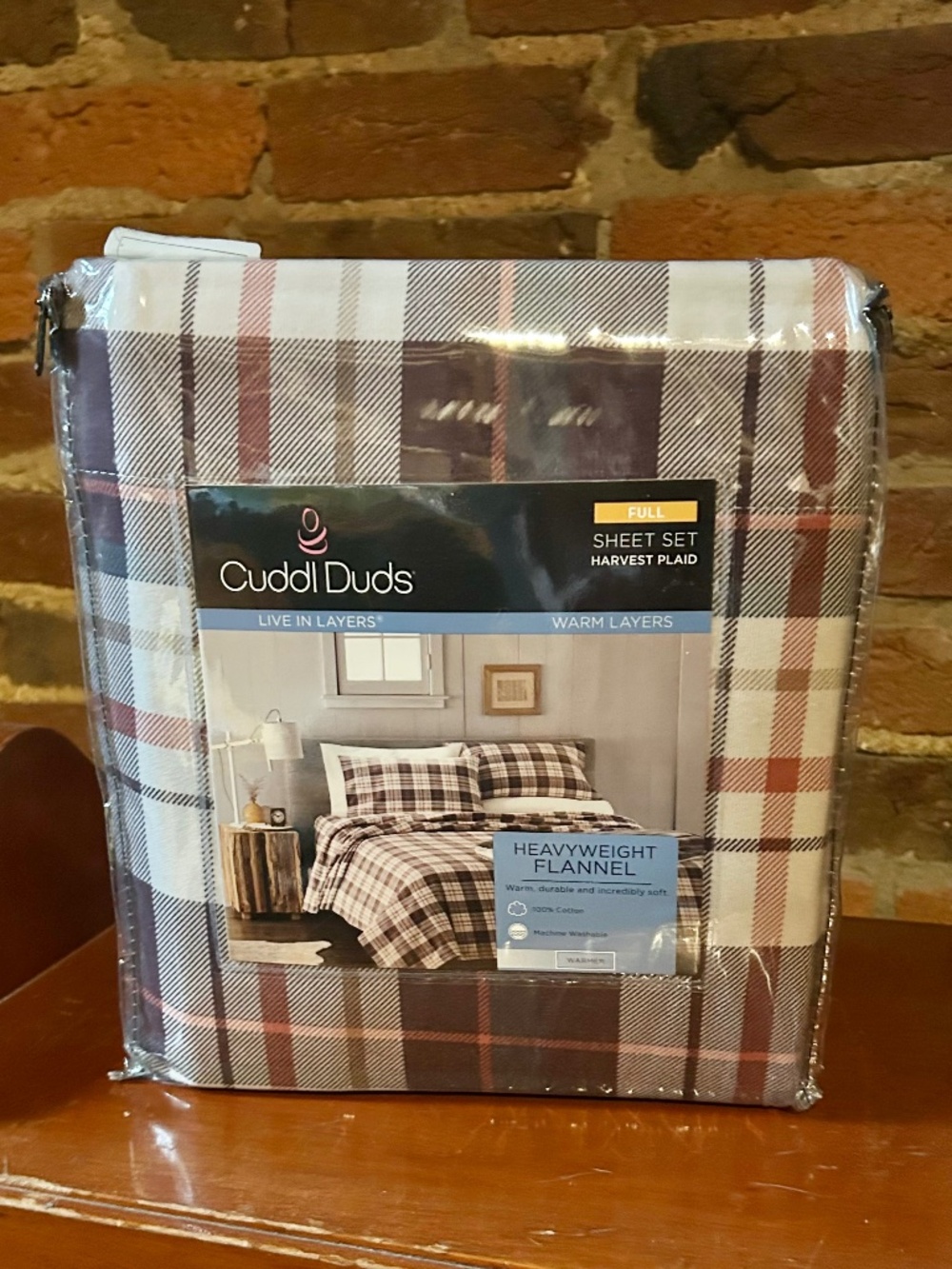 New Cuddl Duds Full Flannel Sheets reg $69